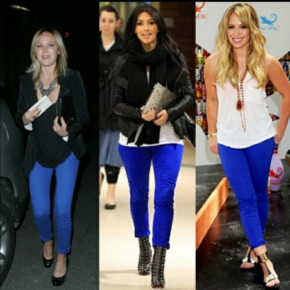 Royal Blue Stretchy Jeans